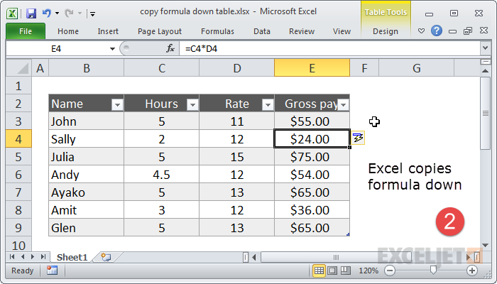 Down Once Cell When Enter In Excel For Mac